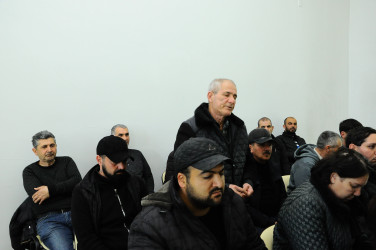 An off-site meeting with city residents was held