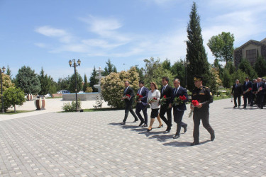 Göygöl rayonunda Ümummilli Lider Heydər Əliyevin 102 illiyinə həsr olunmuş konfrans keçirilib