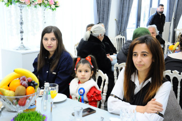 В связи с 8 марта — Международным женским днём проведено мероприятие с семьями шехидов