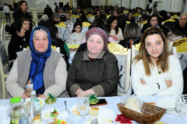 An iftar table has been organized in Goygol