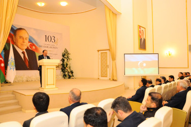 Ümummilli Lider Heydər Əliyev 103 il