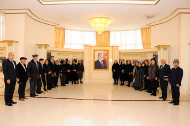 Göygöldə şəhid ailələri ilə görüşlər keçirilir