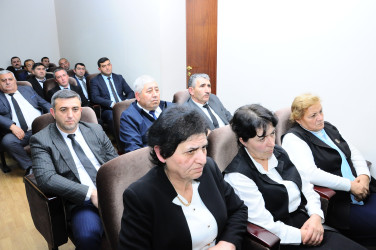 Təhsil işçiləri ilə görüş keçirilib