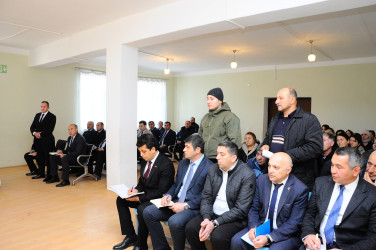 Rayonun Nadil kəndində səyyar görüş keçirilib