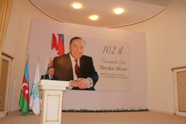 Göygöl rayonunda Ümummilli Lider Heydər Əliyevin 102 illiyinə həsr olunmuş konfrans keçirilib