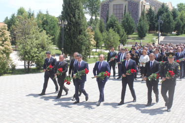 Göygöl rayonunda Ümummilli Lider Heydər Əliyevin 102 illiyinə həsr olunmuş konfrans keçirilib