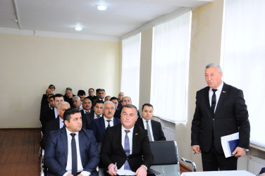 Hacıməlik qəsəbəsində növbəti səyyar qəbul keçirilib