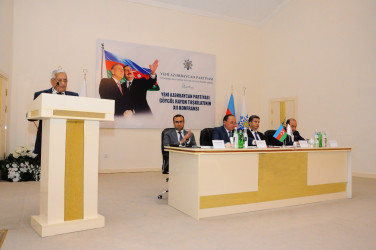 Yeni Azərbaycan Partiyası Göygöl rayon təşkilatının XII konfransı keçirilib