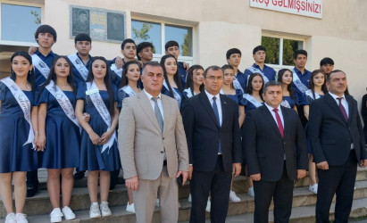Graduates celebrated their special day in Göygöl schools