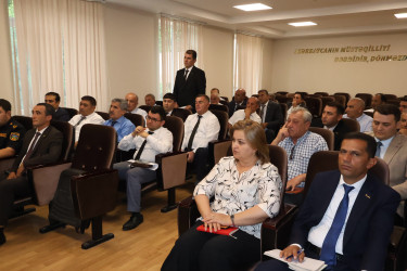 “Qarayara” xəstəliyinə qarşı profilaktik tədbirlər müzakirə olunub