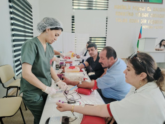 “Talassemiyasız həyat naminə” qanvermə aksiyası