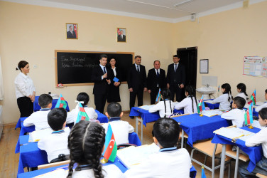 Tədris şəraiti ilə tanış olub