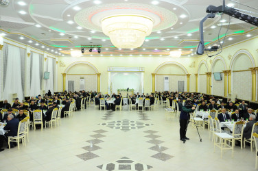 An iftar table has been organized in Goygol