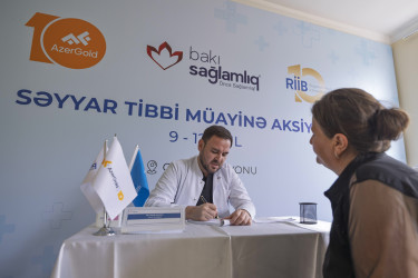 “AzerGold” Göygöldə tibbi müayinə aksiyası keçirib