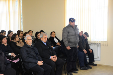 Quşqara kəndində səyyar qəbul keçirilib