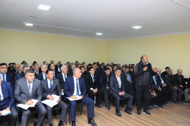 Meeting with residents of Gizilja and Yeni Gizilja villages