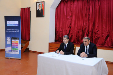 An off-site meeting was held with the residents of Gizilja village