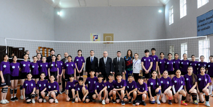 Göygöl rayonunda yeniyetmə voleybolçularla görüş keçirilib