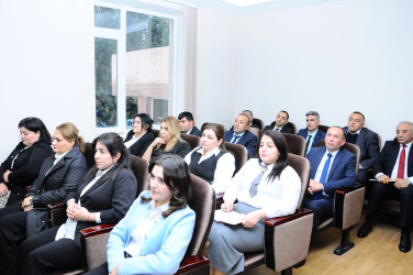 Təhsil işçiləri ilə görüş keçirilib