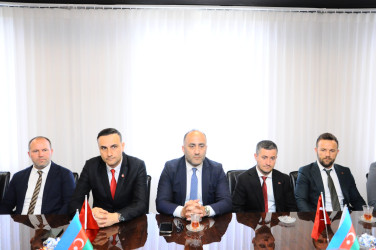 Türkiyə nümayəndə heyəti ilə rəsmi görüş keçirilib