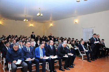 Qızılca və Yeni Qızılca kənd sakinləri ilə görüş