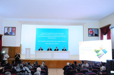 Göygöldə aqrar sahədə yeni Dövlət Proqramının müzakirəsi ilə bağlı regional müşavirə keçirilib