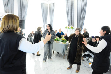 В связи с 8 марта — Международным женским днём проведено мероприятие с семьями шехидов