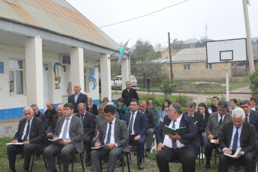 Göygöl Rayon İcra Hakimiyyətinin başçısı Elvin Paşayev Keşkü kəndində səyyar qəbul keçirib