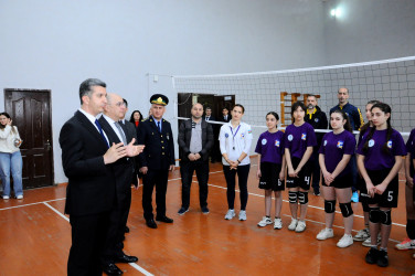 Göygöl rayonunda yeniyetmə voleybolçularla görüş keçirilib