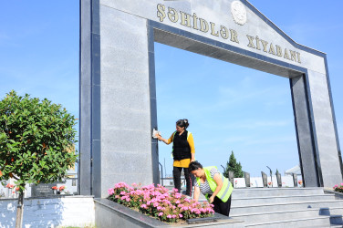 Anım Günü ilə əlaqədar Göygöldə abadlıq işləri həyata keçirilir