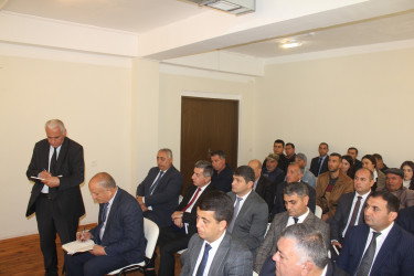 Göygöl Rayon İcra Hakimiyyətinin başçısı Elvin Paşayev Üçbulaq kəndində səyyar qəbul keçirib
