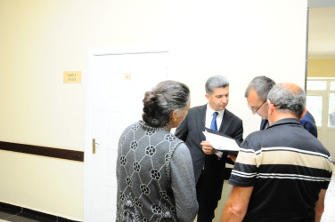 Zurnabad kəndində sakinlərin müraciətləri dinlənilib