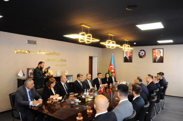 Türkiyə nümayəndə heyəti ilə rəsmi görüş keçirilib