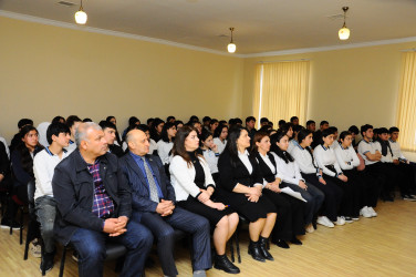 Sağlam gələcək naminə maarifləndirici görüş keçirilib