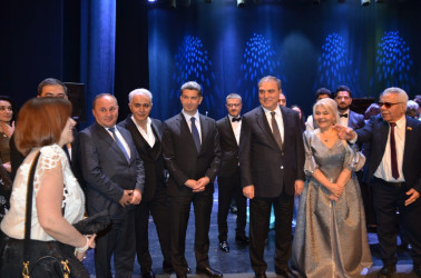 Gəncədə Xalq artisti Aygün Səmədzadənin yaradıcılıq gecəsi keçirilib