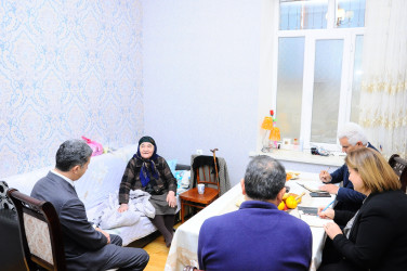 Qarabağ müharibəsi şəhidinin ailəsi ziyarət edilib