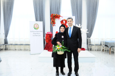 В связи с 8 марта — Международным женским днём проведено мероприятие с семьями шехидов