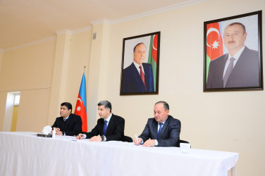 A mobile reception with citizens has been organized in the village of Üçtəpə