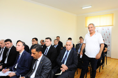 Şəhriyar kəndində səyyar görüş keçirilib