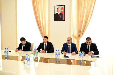 Mədəniyyət naziri Adil Kərimli Göygöl rayonunda vətəndaşların müraciətlərini dinləyib