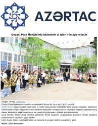 Mətbuatda Göygöllə bağlı məqalələr dərc olunub