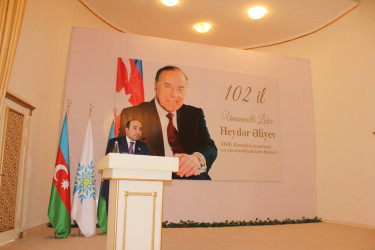Göygöl rayonunda Ümummilli Lider Heydər Əliyevin 102 illiyinə həsr olunmuş konfrans keçirilib