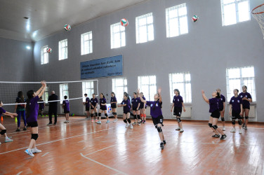 Göygöl rayonunda yeniyetmə voleybolçularla görüş keçirilib