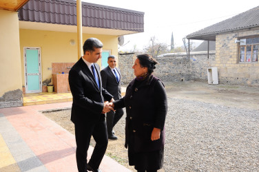 Şəhid Nəsrəddin Həsənovun ailəsi ziyarət olunub