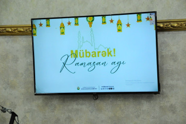 An iftar table has been organized in Goygol