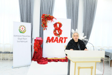 В связи с 8 марта — Международным женским днём проведено мероприятие с семьями шехидов