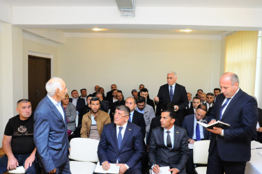 Üçbulaq kənd sakinlərinin müraciətləri dinlənilib