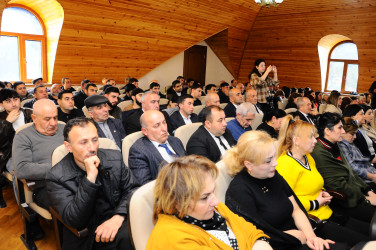 An awareness-raising event has been held in Goygol