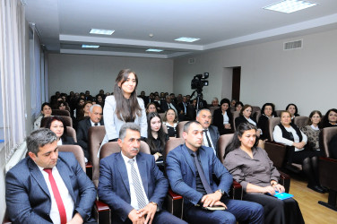 Təhsil işçiləri ilə görüş keçirilib