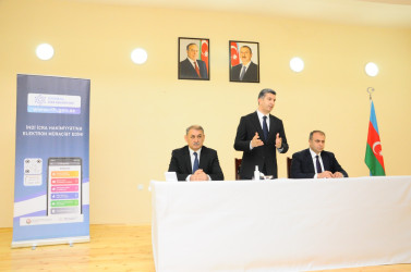 Çaykənd kəndində sakinlərlə səyyar görüş keçirilib